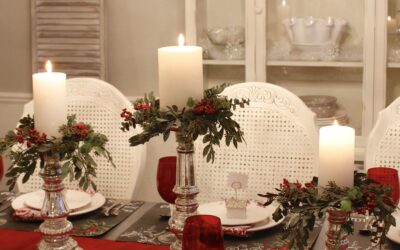 EASY DIY CHRISTMAS TABLE DECORATIONS